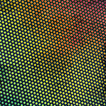 Load image into Gallery viewer, Dot 1 on Black Dichroic- 4 inch Square

