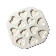 Load image into Gallery viewer, Small Twelve Hearts Casting Mold
