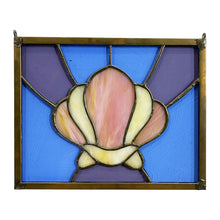 Load image into Gallery viewer, Shell - Stained Glass Panel 8" x 10"
