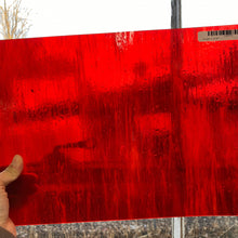 Load image into Gallery viewer, Stained Glass - W029 - Wispy Red, White Opal
