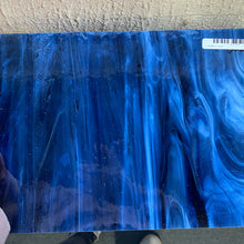 Load image into Gallery viewer, Stained Glass - W0563 - Steel Blue Wispy Opal
