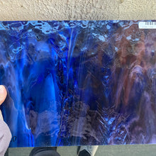 Load image into Gallery viewer, Stained Glass - W0703 - Blue, Purple, White Wispy Mystic
