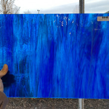 Load image into Gallery viewer, Stained Glass - W0707 - Dark Blue, Light Blue, White Wispy Mystic
