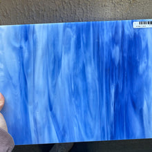 Load image into Gallery viewer, Stained Glass - W188L - Medium Blue, White Opal

