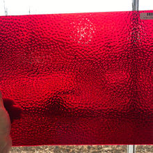 Load image into Gallery viewer, Stained Glass - W18H - Red Transparent Hammered
