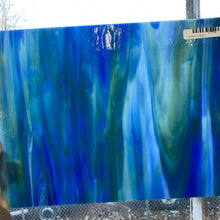 Load image into Gallery viewer, Stained Glass - W197D -  Blue, Green, White Opal
