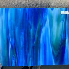 Load image into Gallery viewer, Stained Glass - W197D -  Blue, Green, White Opal
