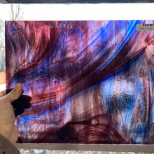 Load image into Gallery viewer, Stained Glass - W238LL - Purple, Blue, Clear Transparent
