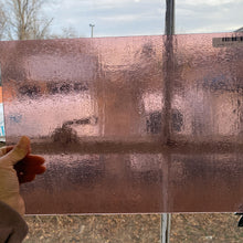 Load image into Gallery viewer, Stained Glass - W418S - Pale Rose Transparent Seedy
