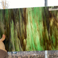 Load image into Gallery viewer, Stained Glass - W59L - Brown, Green, White Opal
