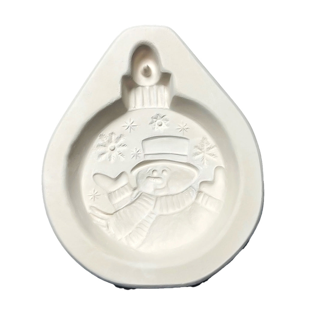 Snowman Flakes Ornament Mold