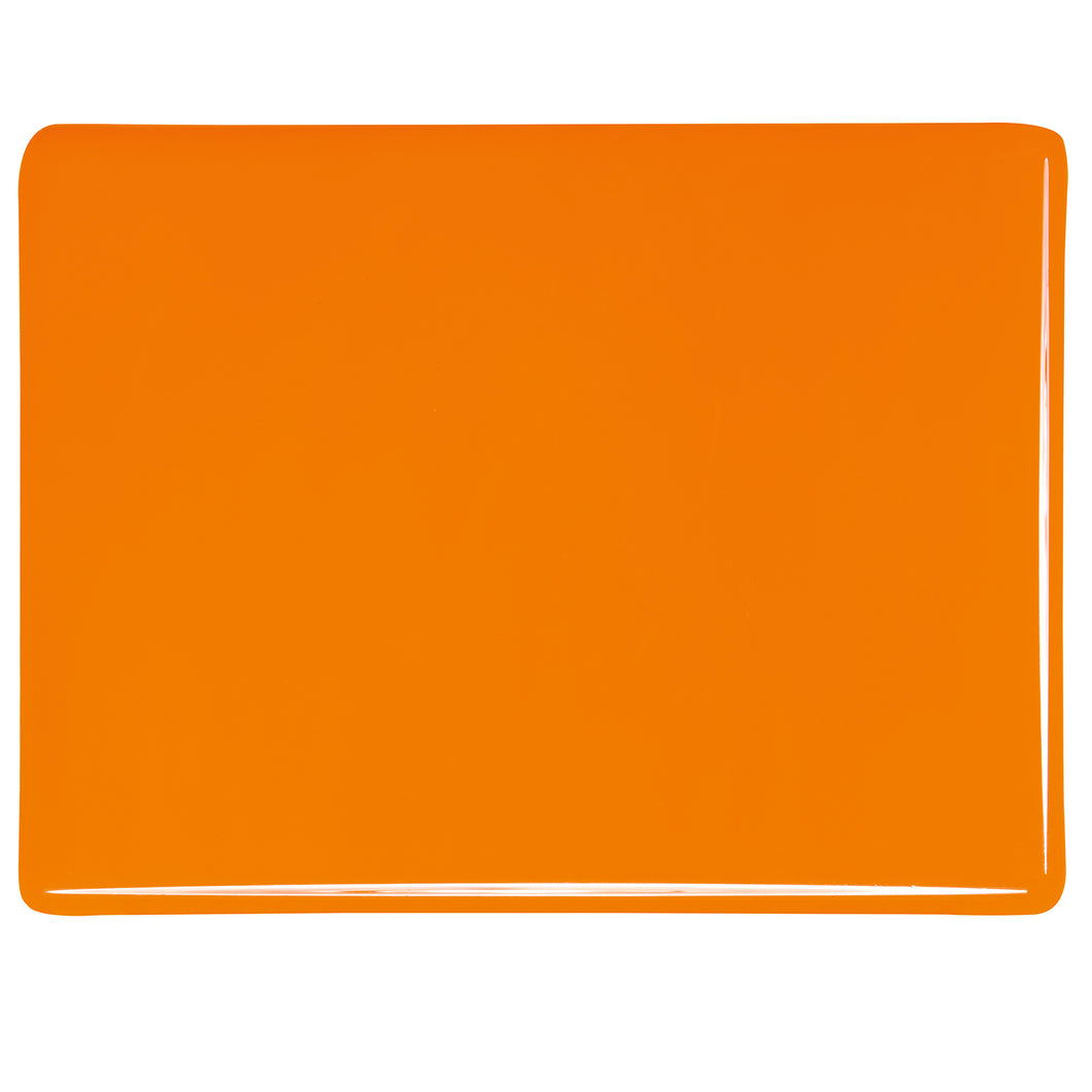 Thin Sheet Glass - Tangerine Orange* - Opalescent