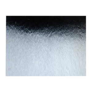 Thin Sheet Glass - 0100-57 Black Iridescent Silver - Opalescent