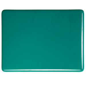 Large Sheet Glass - Teal Green - Opalescent