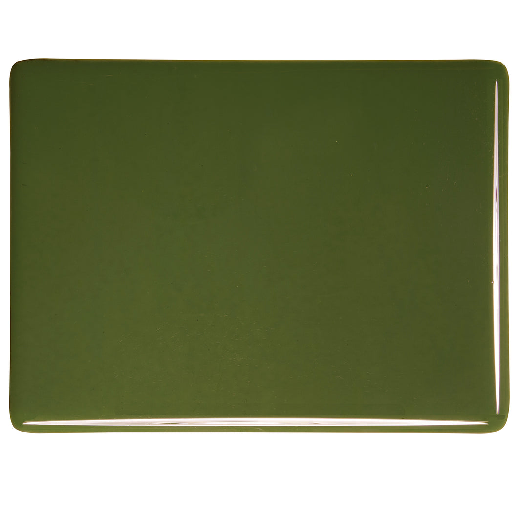 Large Sheet Glass - Moss Green - Opalescent