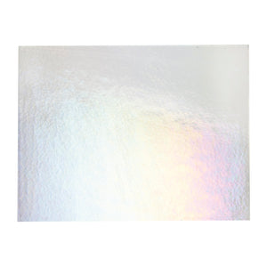 Sheet Glass - Reactive Ice Clear Iridescent Rainbow - Transparent