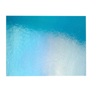Sheet Glass - Turquoise Blue Iridescent Rainbow - Transparent