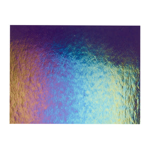 Sheet Glass - 1128-31 Deep Royal Purple Iridescent Rainbow - Transparent