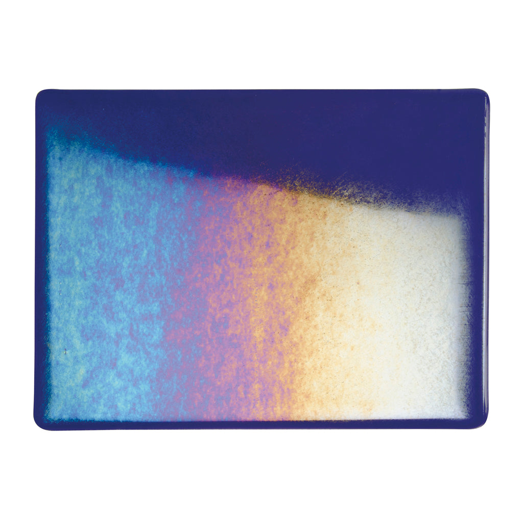 Sheet Glass - Deep Royal Purple Iridescent Rainbow - Transparent