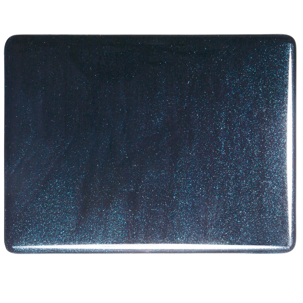 Large Sheet Glass - 1140 Aventurine Blue - Transparent