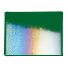 Load image into Gallery viewer, Large Sheet Glass - 1145 Kelly Green Iridescent Rainbow - Transparent
