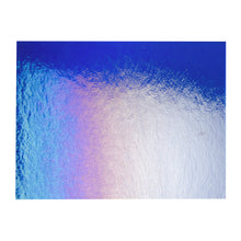 Load image into Gallery viewer, Large Sheet Glass - 1164-31 Caribbean Blue Iridescent Rainbow - Transparent
