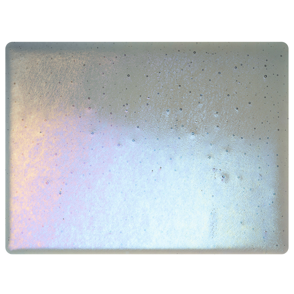 Large Sheet Glass - 1229-31 Pewter Iridescent Rainbow - Transparent