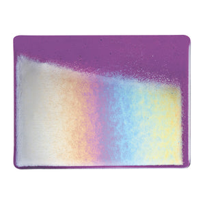 Large Sheet Glass - Violet Iridescent Rainbow* - Transparent