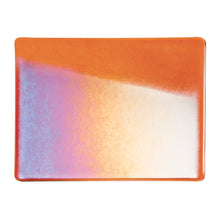 Load image into Gallery viewer, Large Sheet Glass - Sunset Coral Iridescent Rainbow* - Transparent
