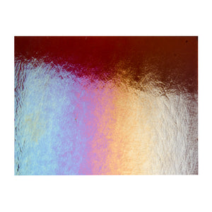 Large Sheet Glass - 1321-31 Carnelian Iridescent Rainbow* - Transparent