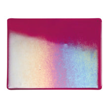 Load image into Gallery viewer, Sheet Glass - 1322-31 Garnet Red Iridescent Rainbow* - Transparent
