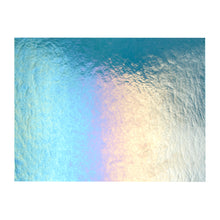 Load image into Gallery viewer, Sheet Glass - Steel Blue Iridescent Rainbow - Transparent
