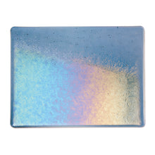 Load image into Gallery viewer, Large Sheet Glass - 1406-31 Steel Blue Iridescent Rainbow - Transparent
