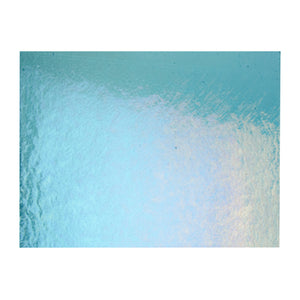 Sheet Glass - Light Turquoise Blue Iridescent Rainbow - Transparent