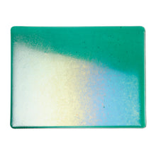 Load image into Gallery viewer, Sheet Glass - 1417-31 Emerald Green Iridescent Rainbow - Transparent
