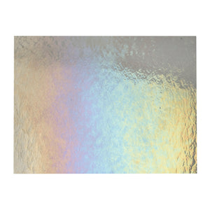 Large Sheet Glass - 1429-31 Light Silver Gray Iridescent Rainbow - Transparent