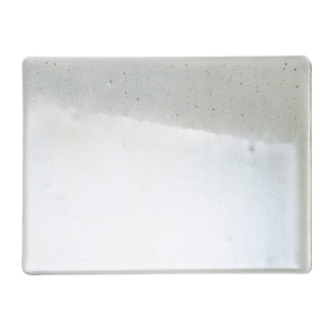 Large Sheet Glass - Light Silver Gray Iridescent Silver - Transparent