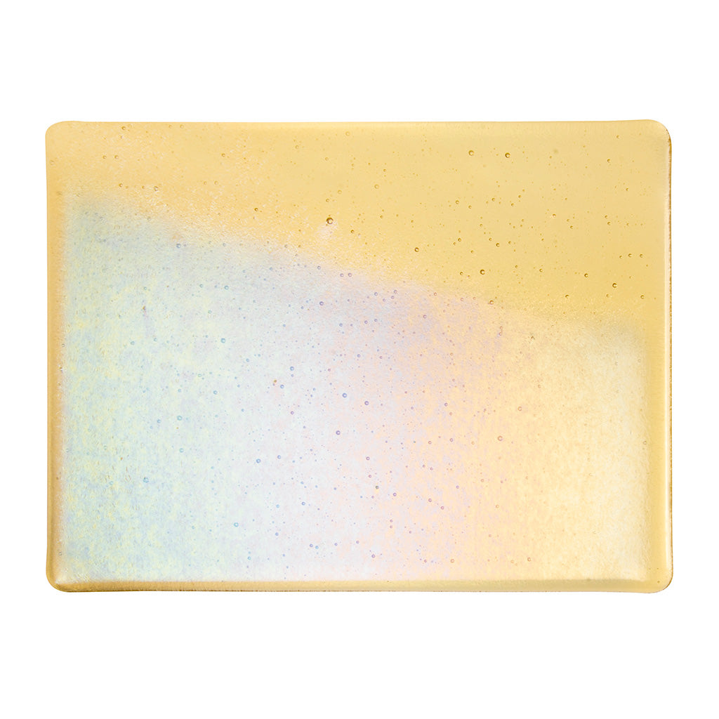 Sheet Glass - Light Amber Iridescent Rainbow - Transparent