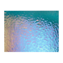 Load image into Gallery viewer, Large Sheet Glass - Sea Blue Iridescent Rainbow - Transparent
