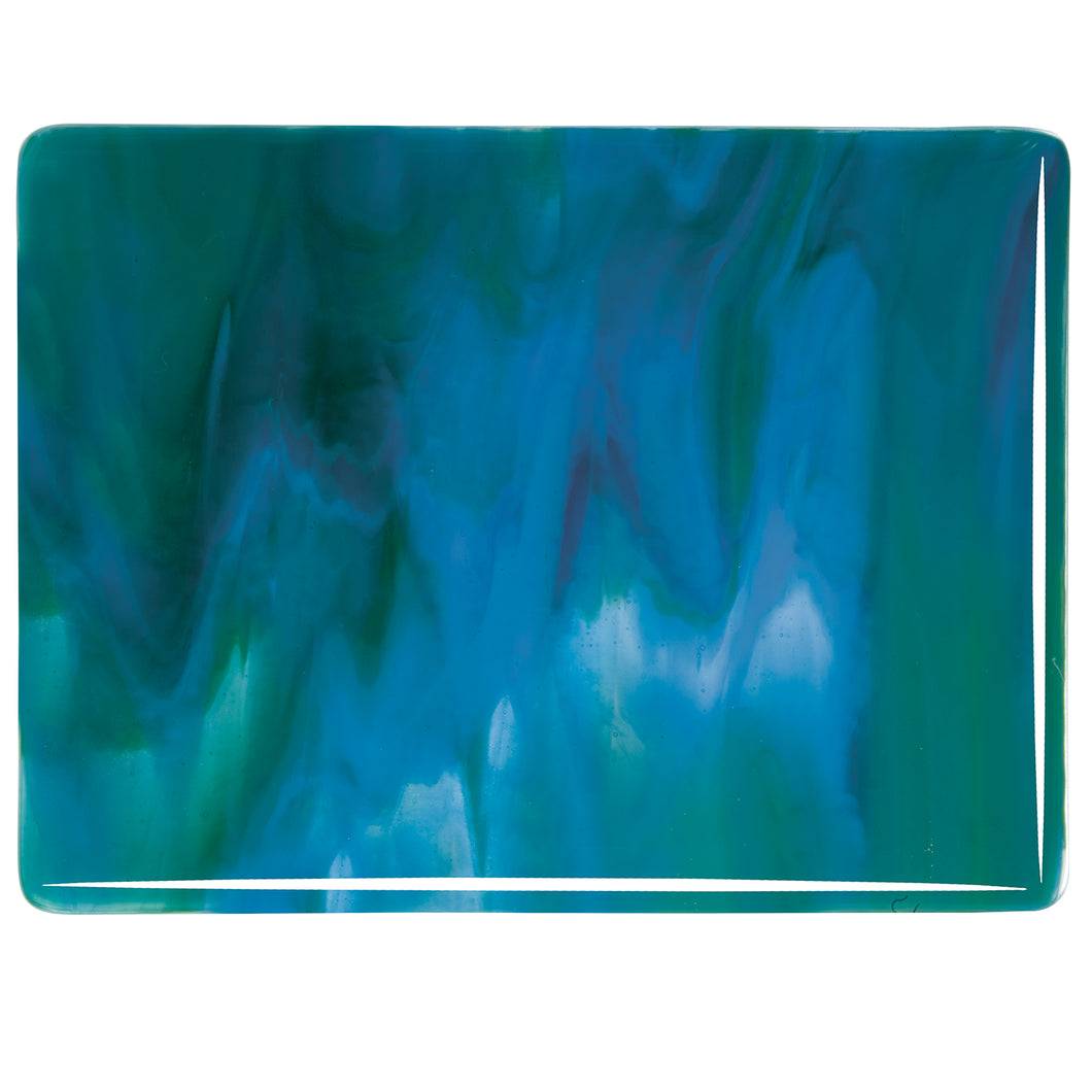 Sheet Glass - Azure Blue Opal, Jade Green Opal, Neo-Lavender - Streaky