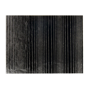 Sheet Glass - 0100-45 Black, Accordion - Opalescent