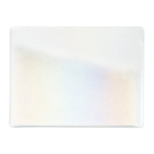 Thin Sheet Glass - Red Reactive Clear, Iridescent Rainbow - Transparent