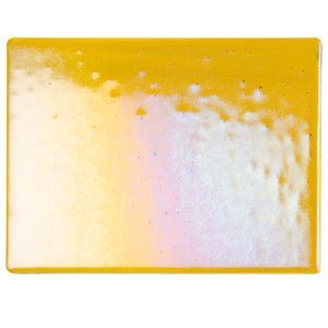 Thin Sheet Glass - 1138-51 Dark Amber Iridescent Rainbow - Transparent