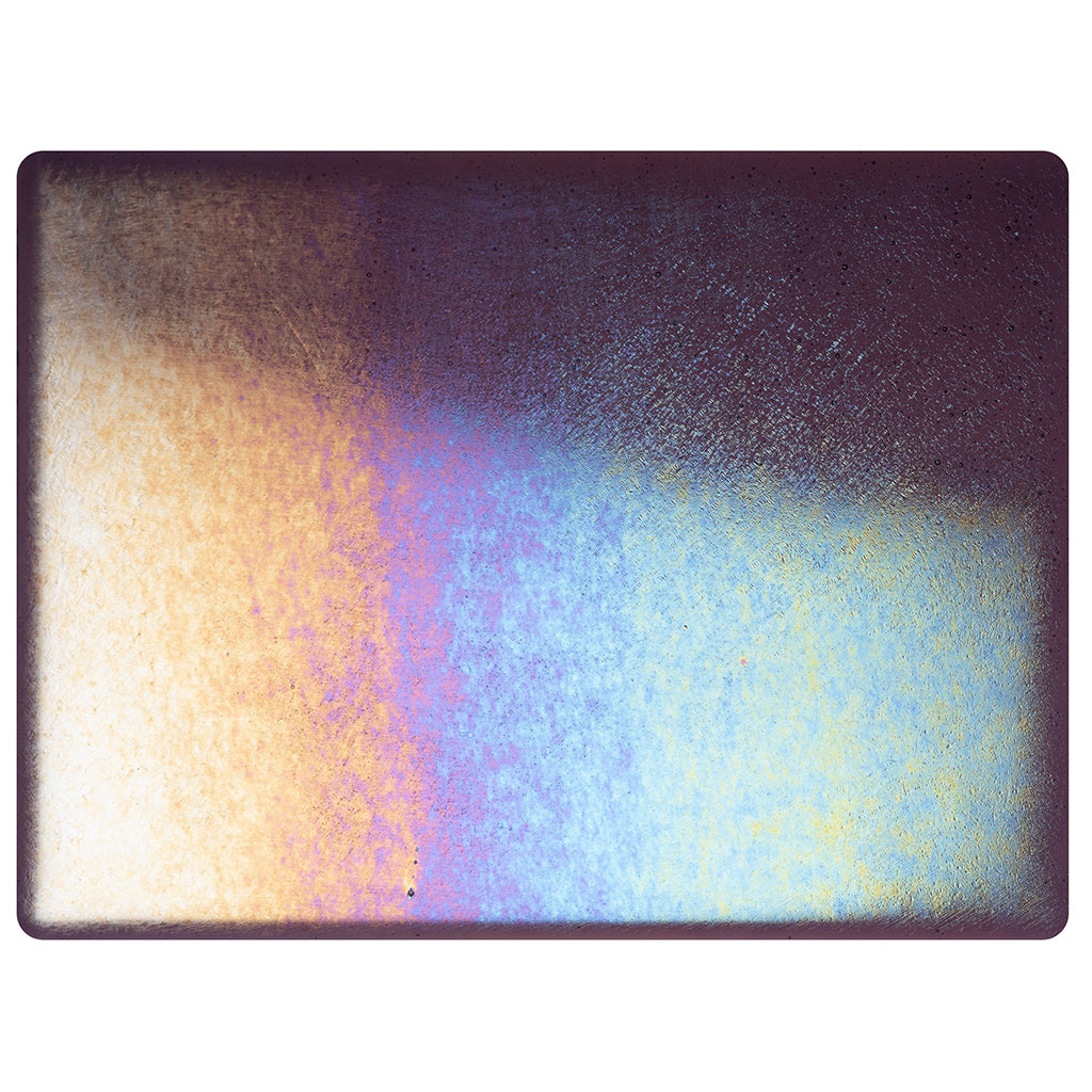 Thin Sheet Glass - 1228-51 Amethyst Iridescent Rainbow - Transparent