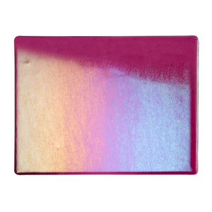 Thin Sheet Glass - Fuchsia* Iridescent Rainbow - Transparent