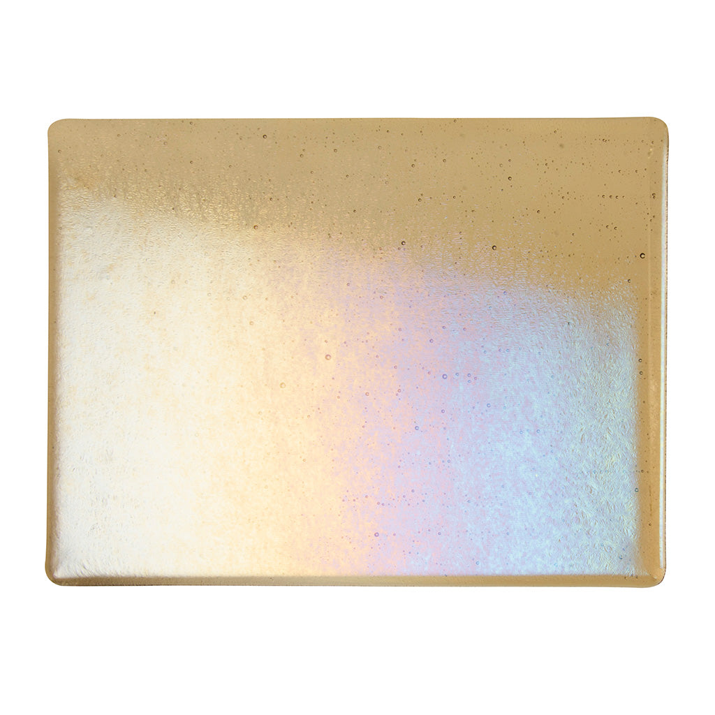Thin Sheet Glass - 1409-51 Light Bronze Iridescent Rainbow - Transparent