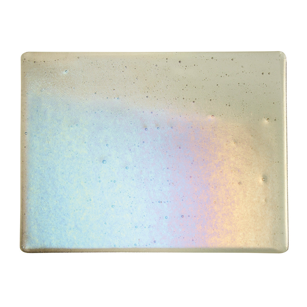 Thin Sheet Glass - 1449-51 Oregon Gray Iridescent Rainbow - Transparent