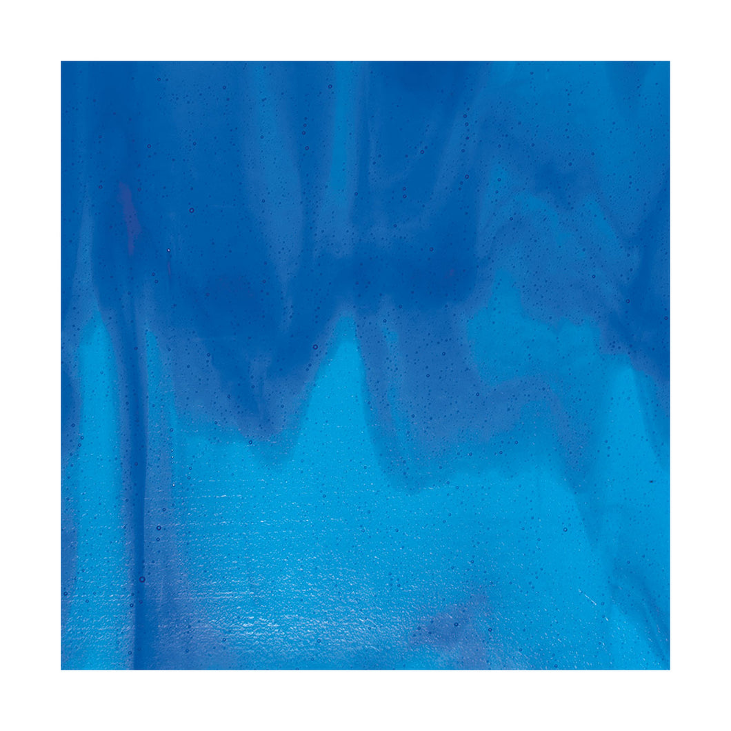 Pre-Cut - 2116 Turquoise, Deep Royal Blue - Streaky