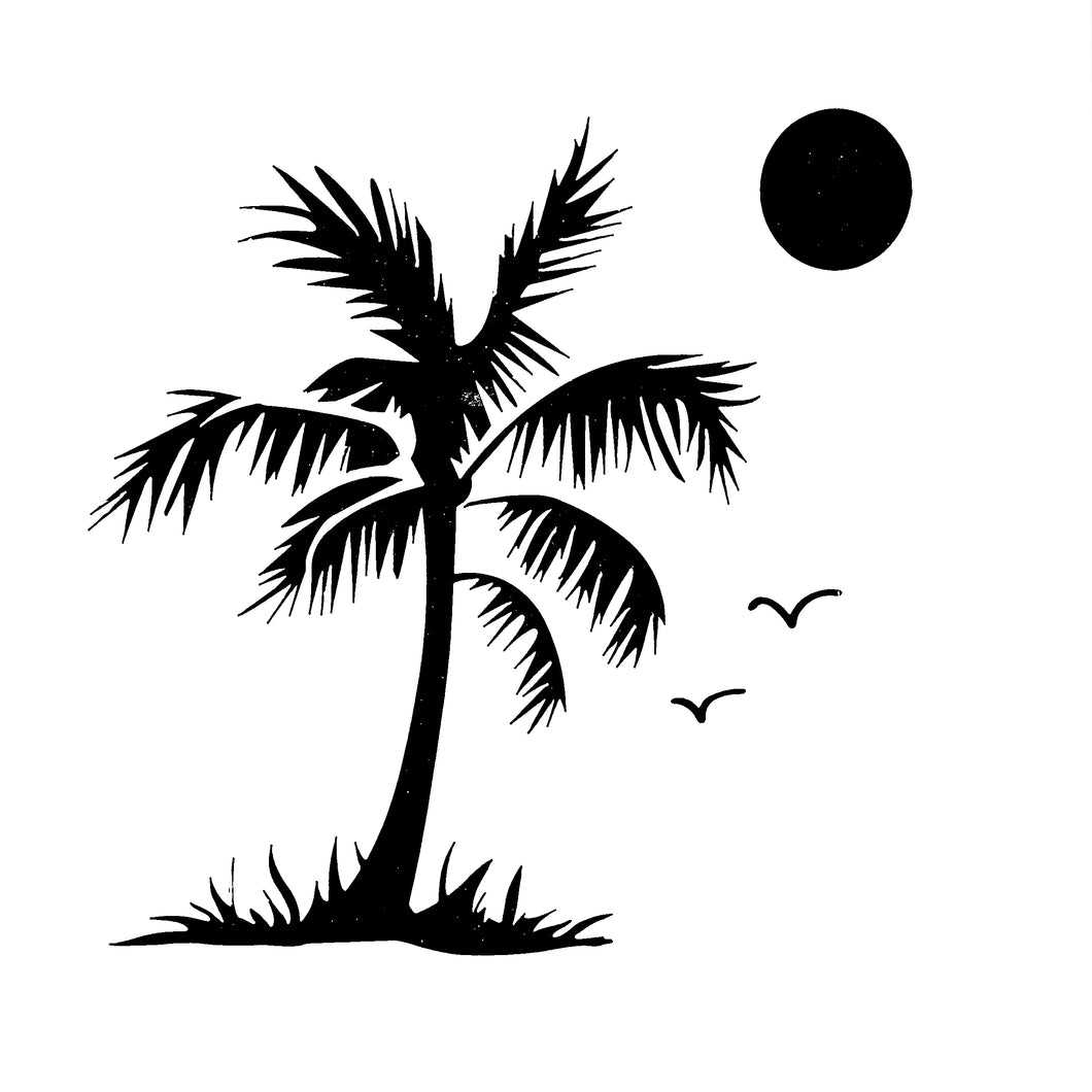 Stencil - Palm Tree