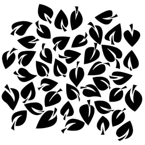 Stencil - Dancing Leaves